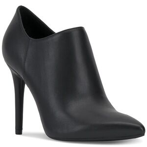 Jessica Simpson Womens Luela Pointed Toe Black Ankle Boots